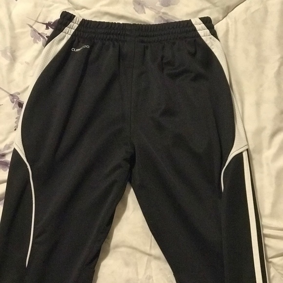 Black and White Adidas Track Pant - Picture 2 of 2